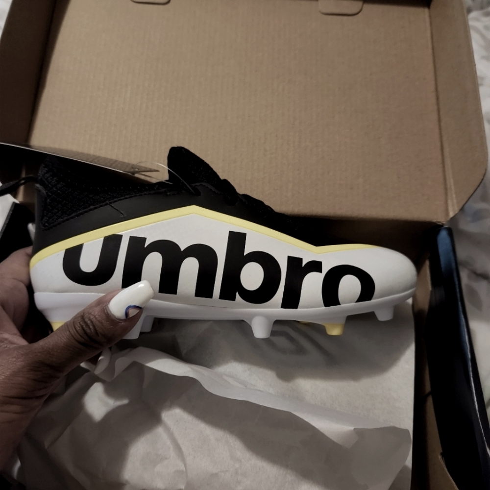 Umbro, size 2 youth Soccer Cleats.